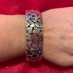 Brighton heart with Swarovski stone bracelet.
